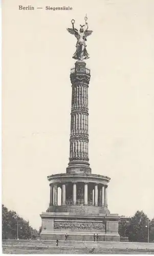 Berlin Siegessäule Rückseite Beschreibung ngl B4754