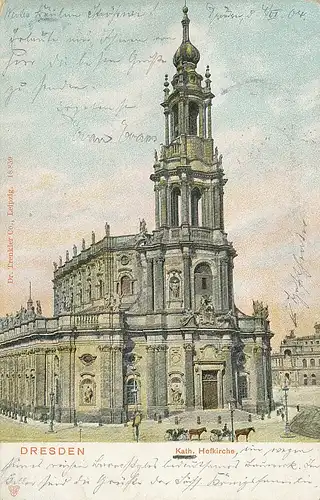 Dresden Katholische Hofkirche gl1904 127.345