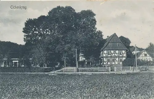 Eichenkrug Teilansicht Fachwerk bahnpgl1906 119.121