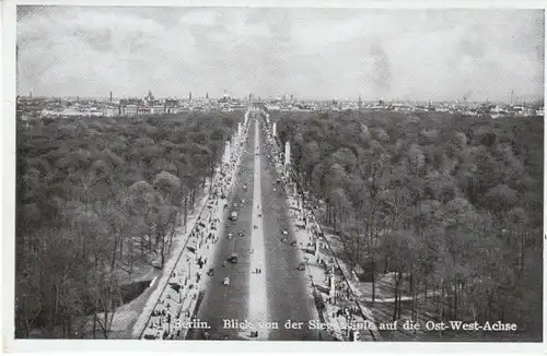 Berlin Ost-West-Achse von der Siegessäule ngl B4746