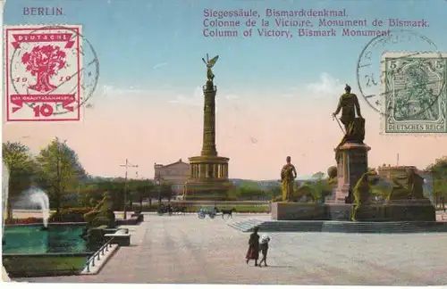 Berlin Siegessäule Bismarckdenkmal gl1919 B4768