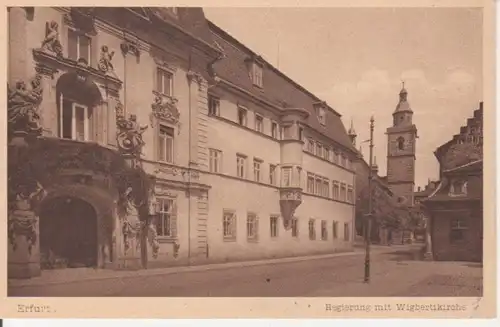 Erfurt Regierung mit Wigbertikirche ngl 92.508