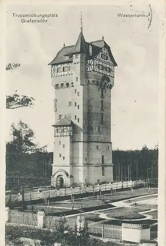 Grafenwöhr Truppenübungsplatz Wasserturm gl1914 120.745