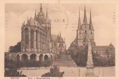 Erfurt Dom und Severikirche gl1910 92.538