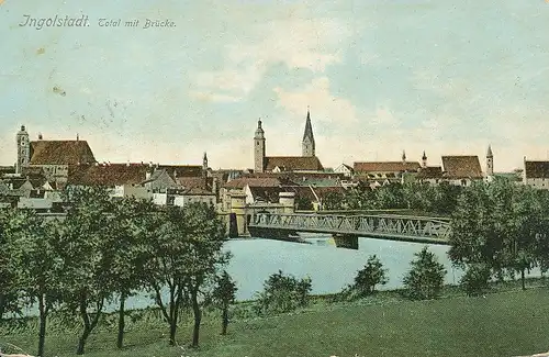 Ingolstadt Total mit Brücke gl1912 119.857