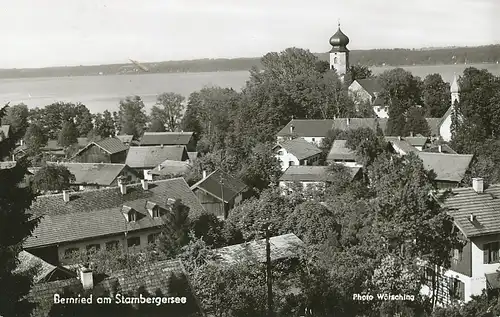 Bernried am Starnberger See Panorama gl1961 120.165