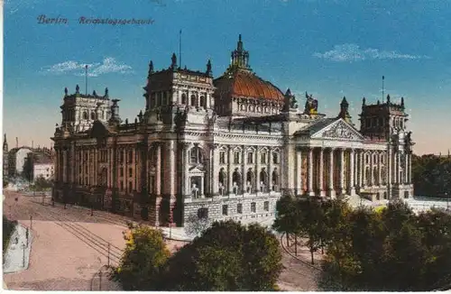 Berlin Reichstagsgebäude feldpgl1917 B4851
