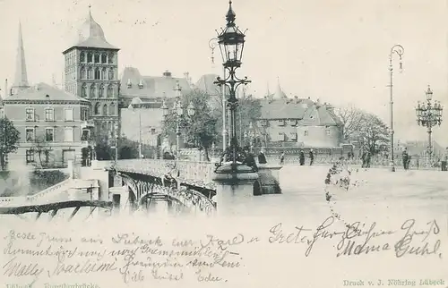 Lübeck Burgthorbrücke gl1901 119.071