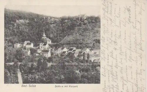 Bad Sulza Schloss mit Kurpark gl1910 92.787