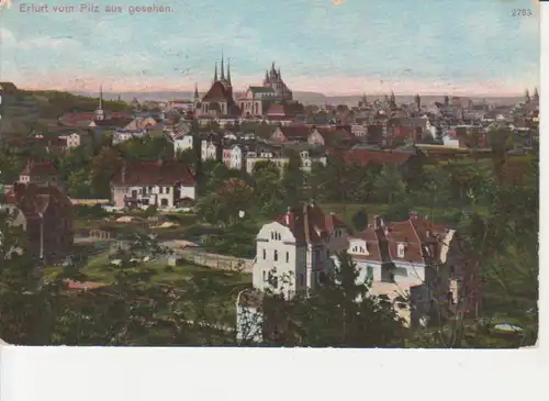 Erfurt Stadtpanorama vom Pilz aus gl1912 92.491