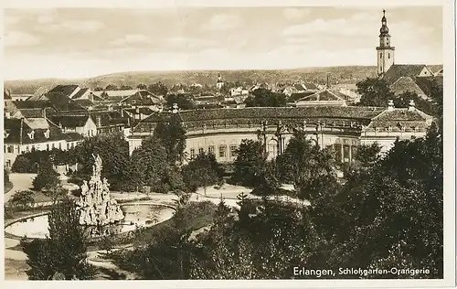 Erlangen Schlossgarten Orangerie Panorama ngl 120.894