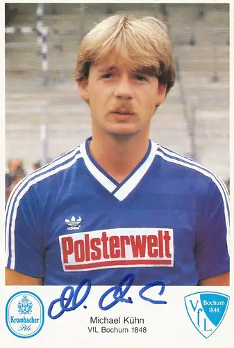 Fußball: VfL Bochum Michael Kühn Werbek. 112.011