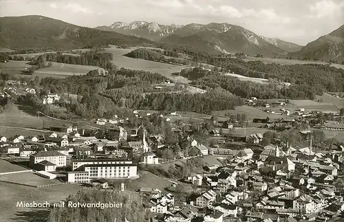 Miesbach mit Rotwandgebiet gl1969 120.349