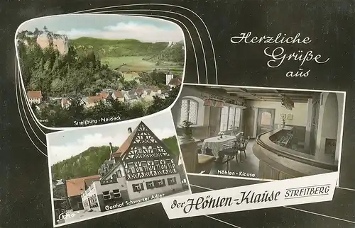 Streitberg Gasthof Adler Höhlen-Klause gl1973 120.950