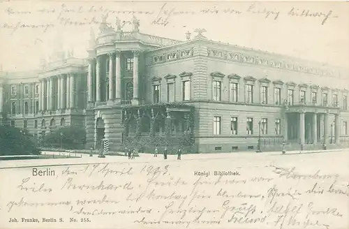 Berlin Königl. Bibliothek gl1903 117.866