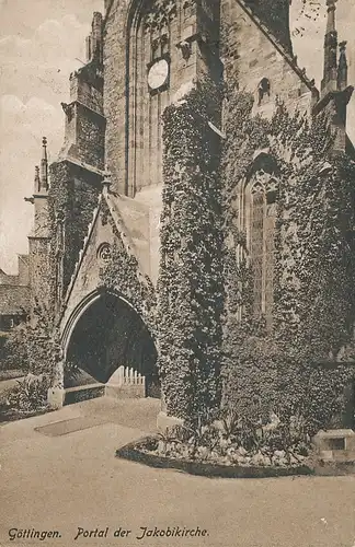 Göttingen Portal der Jakobikirche gl1924 118.511