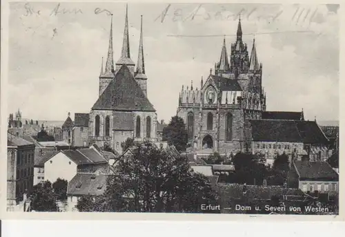 Erfurt Dom und Severi von Westen gl1930 92.511