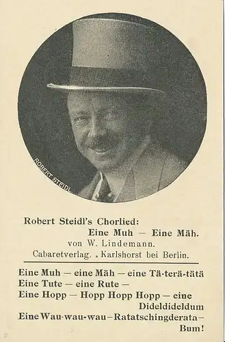 Berlin Chorlied Robert Steidl ngl 117.900