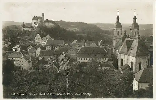 Gößweinstein Panorama Blick vom Oelberg gl1930 121.004