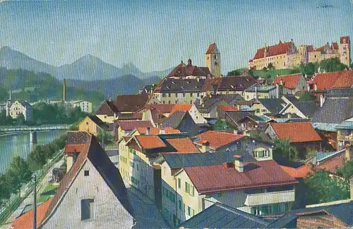 Füssen Blick zum Hohen Schloss gl1935 123.337