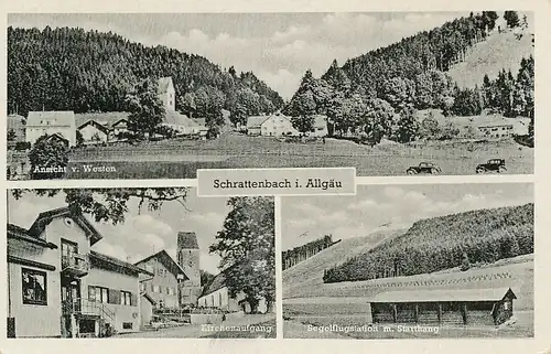 Schrattenbach Kirchenaufgang Segelflugstat. ngl 123.372