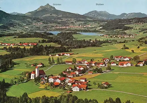 Maria-Rain Panorama mit Grüntensee gl1980 123.382