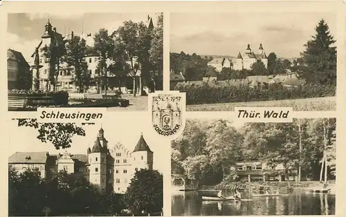 Schleusingen Teilansichten gl1958 125.259