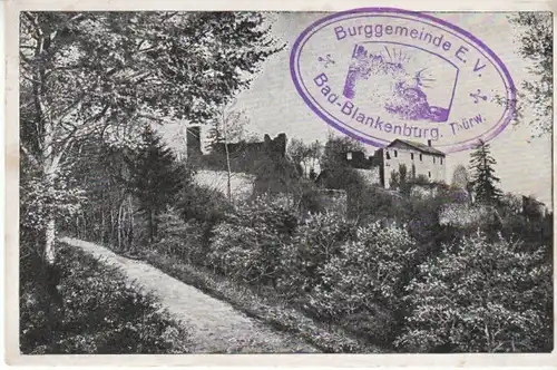 Ruine Greifenstein b.Bad Blankenburg ThüW gl1923 B4626