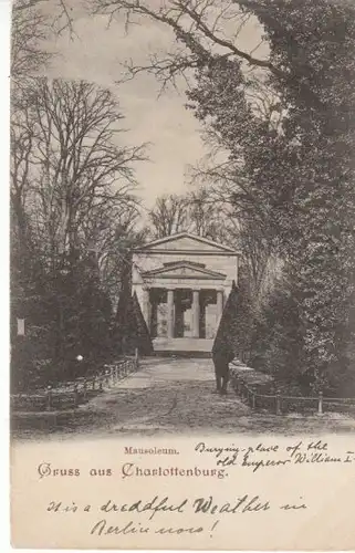 Gruss aus Charlottenburg Mausoleum gl1912 B4940