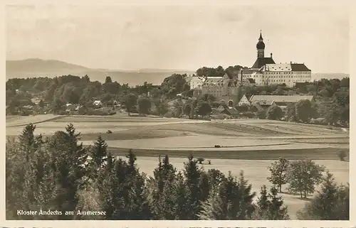 Kloster Andechs Totalansicht ngl 120.265