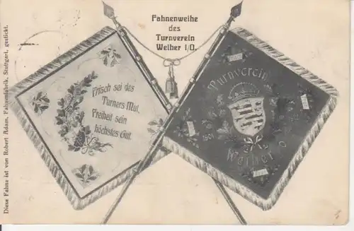 Weiher Fahnenweihe des Turnvereins gl1912 93.084