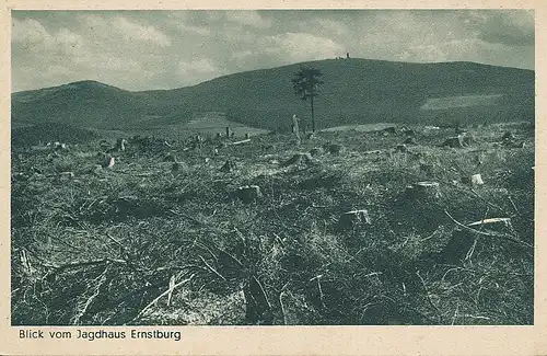 Blick vom Jagdhaus Ernstburg feldpgl1943 118.749