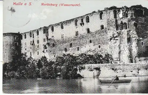 Halle/Saale Moritzburg Wasserseite feldpgl1915 B6842