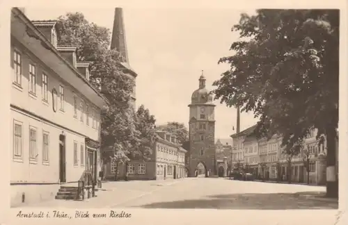 Arnstadt Blick zum Riedtor gl1956 92.598