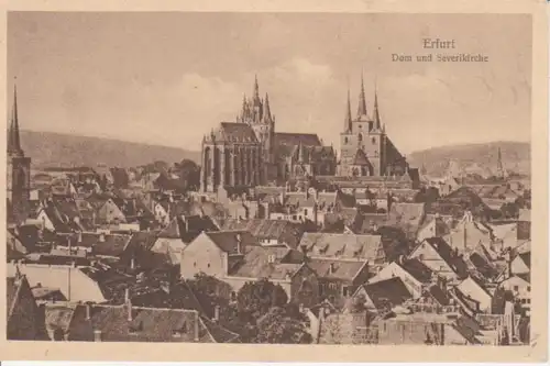 Erfurt Dom und Severikirche Stadtpanorama ngl 92.536