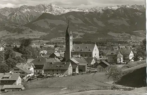 Blaichach Panorama mit Daumengruppe gl1956 123.704