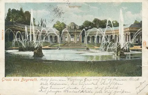 Bayreuth Schloss Eremitage gl1898 121.757