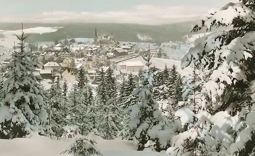 Bischofsgrün Panorama im Winter gl1967 121.841