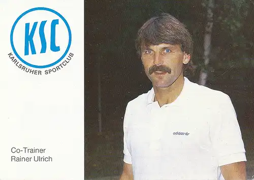 Fußball: Karlsruher SC Rainer Ulrich 112.361