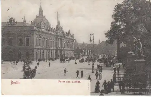 Berlin Lebhafter Verkehr Unter den Linden gl1907 B5072