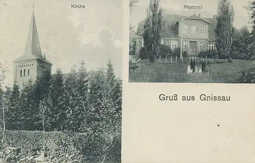 Gnissau Kirche Pastorat gl1919 119.072