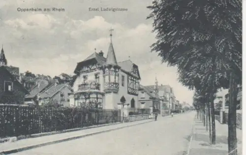 Oppenheim a.R. Ernst Ludwigstraße gl1920 94.684