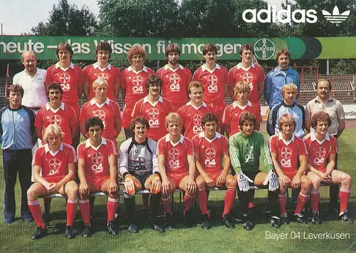 Fußball: Bayer 04 Leverkusen Mannschaft 1981 112.443