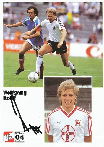 Fußball: Bayer 04 Leverkusen Wolfgang Rolff 112.457