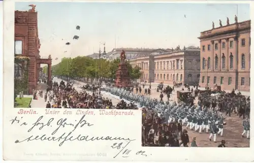 Berlin Unter den Linden Wachtparade gl1902 B5075