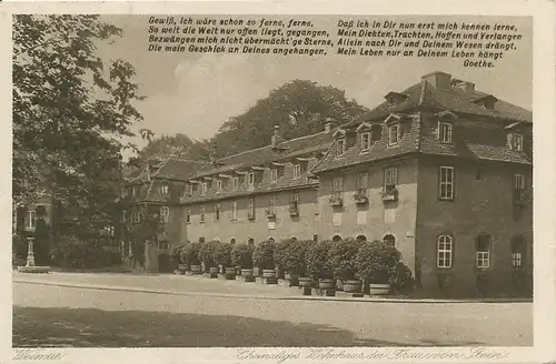 Weimar ehem. Wohnhaus Frau von Stein gl1933 125.193