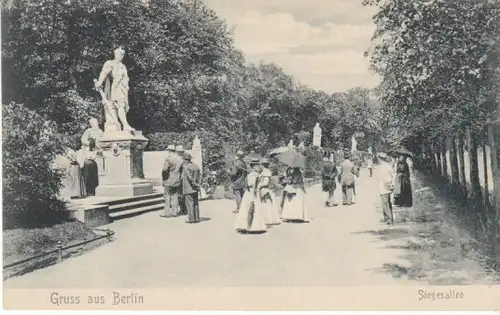 Berlin Partie in der Siegesallee ngl B5241