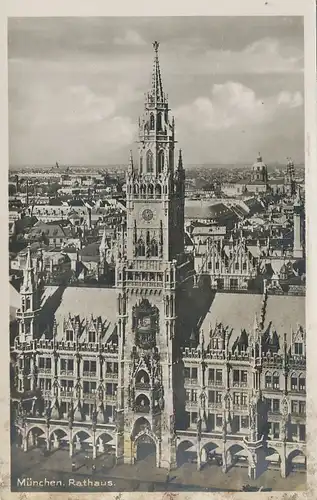 München Rathaus und Stadtpanorama ngl 123.876