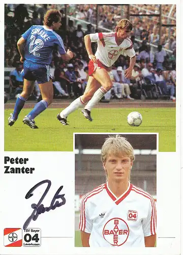 Fußball: Bayer 04 Leverkusen Peter Zanter 112.436