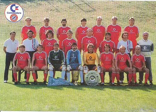 Fußball: FC Bayern München Mannschaft 1986/87 112.544